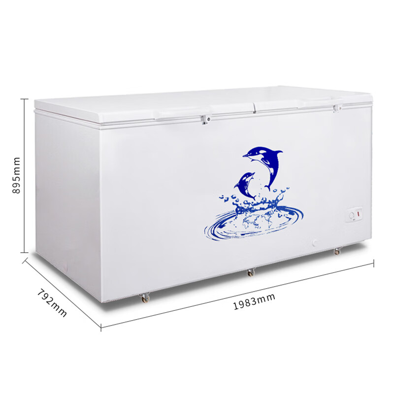 澳柯玛(AUCMA)737升商用大容量冰柜 全冷藏冷冻单温冰柜雪糕柜BC/BD-737TC(NE)